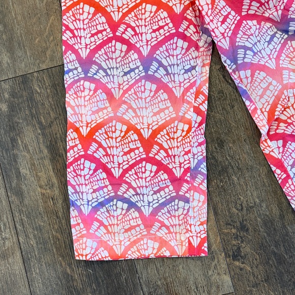 Hatley Pink and Orange Patterned Pants - Picture 5 of 8